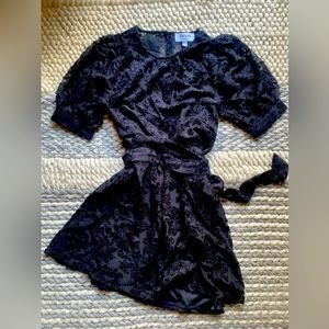 Black cocktail dress